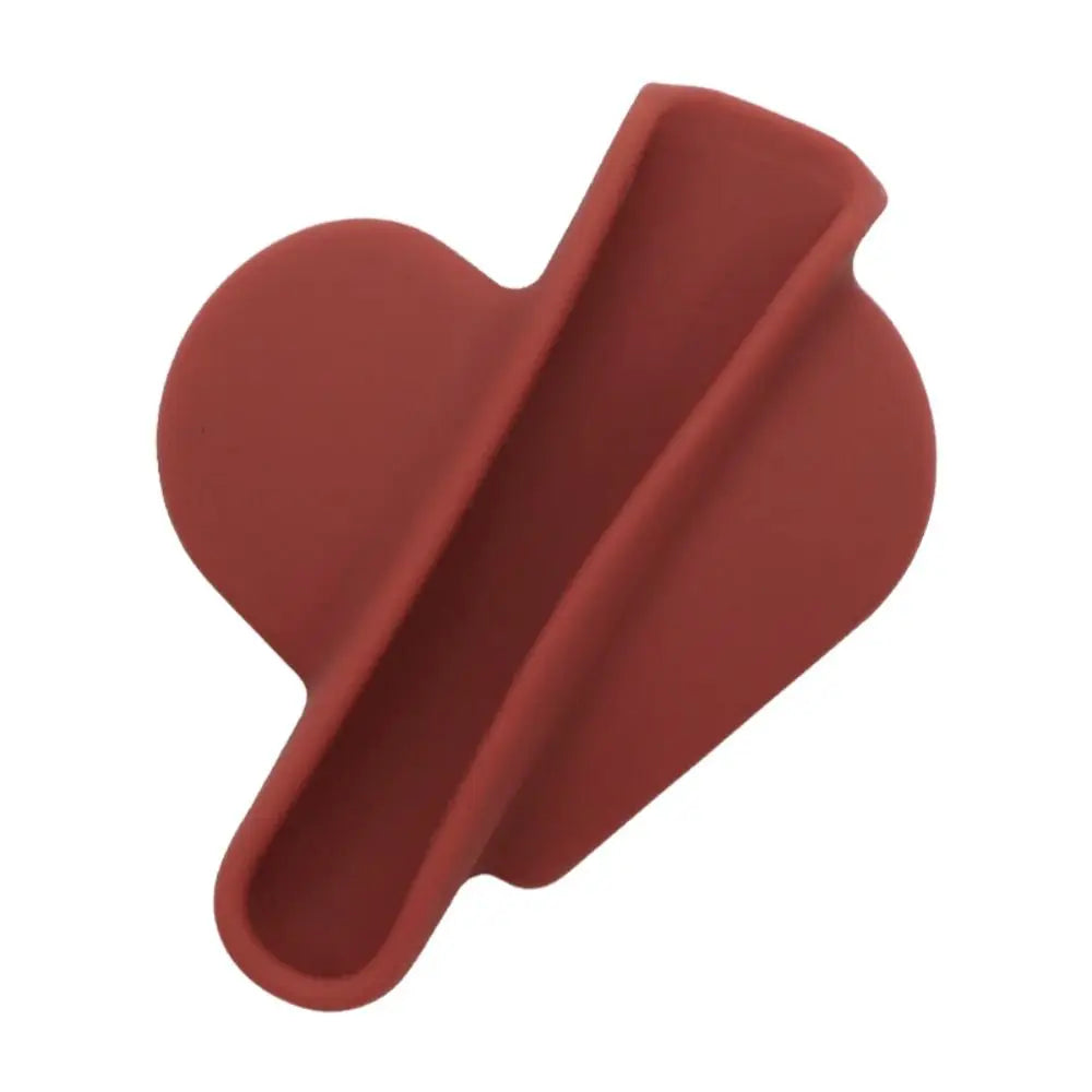 Heart-Shaped Mobile Phone Case with Lipstick Holder — Soft Silicone Protective Back Stick for Women & Girls