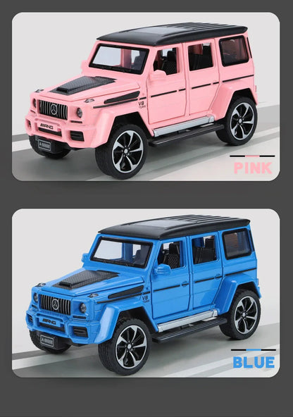 1:32 Mercedes Benz G63 Diecast Model Car with Sound & Light – Off-road SUV Miniature Alloy Toy Gift for Boyfriend