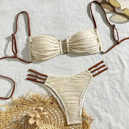 Sexy Bikinis 2025 – Women’s Brazilian Swimwear Set for Beach & Pool Bathing Suits