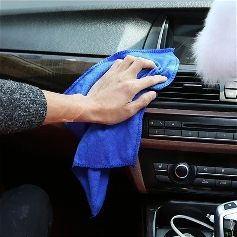 Microfiber Cleaning Cloths – Lint-Free, Reusable, Super Absorbent Towels for Car, Window & General Cleaning