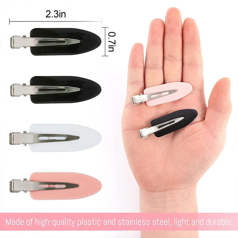 10PCS No Crease Hair Clips Set – Basic Hairpins for Women & Girls, No Bend, Styling & Makeup Accessories