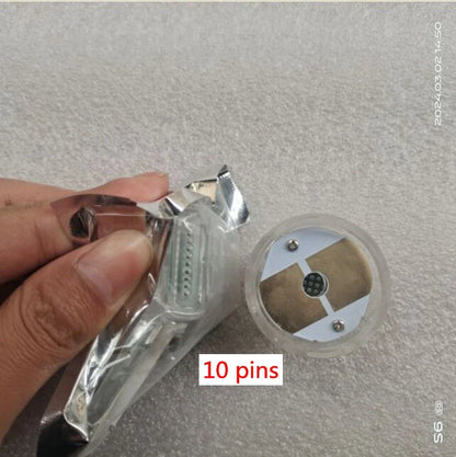 Disposable Fractional RF Cartridge Accessory, Gold-Plated 10/25/64 Pins Nano Cartridge for RF Machine, Anti-Stretch Marks Treatment