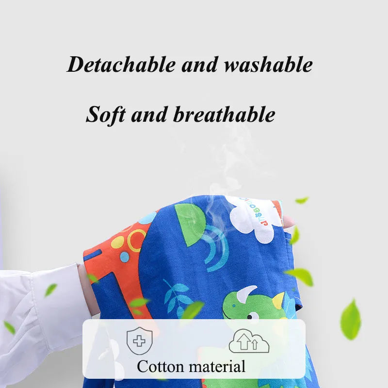 Cute Animal Pattern Kid Neck Head Support - U-Shape Children's Travel Pillow Cushion for Car Seat, Safety Neck Pillow for Kids