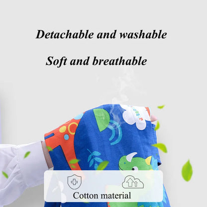 Cute Animal Pattern Kid Neck Head Support - U-Shape Children's Travel Pillow Cushion for Car Seat, Safety Neck Pillow for Kids
