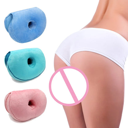 Multifunction Orthopedic Memory Foam Seat Cushion – Dual Comfort Pelvis Pillow for Hip Lift & Pressure Relief