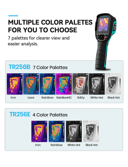 EMILESEEY TR256E/B Thermal Imager Camera 256x192 - Infrared Temperature Meter for PCB and Pipeline Repair Detection