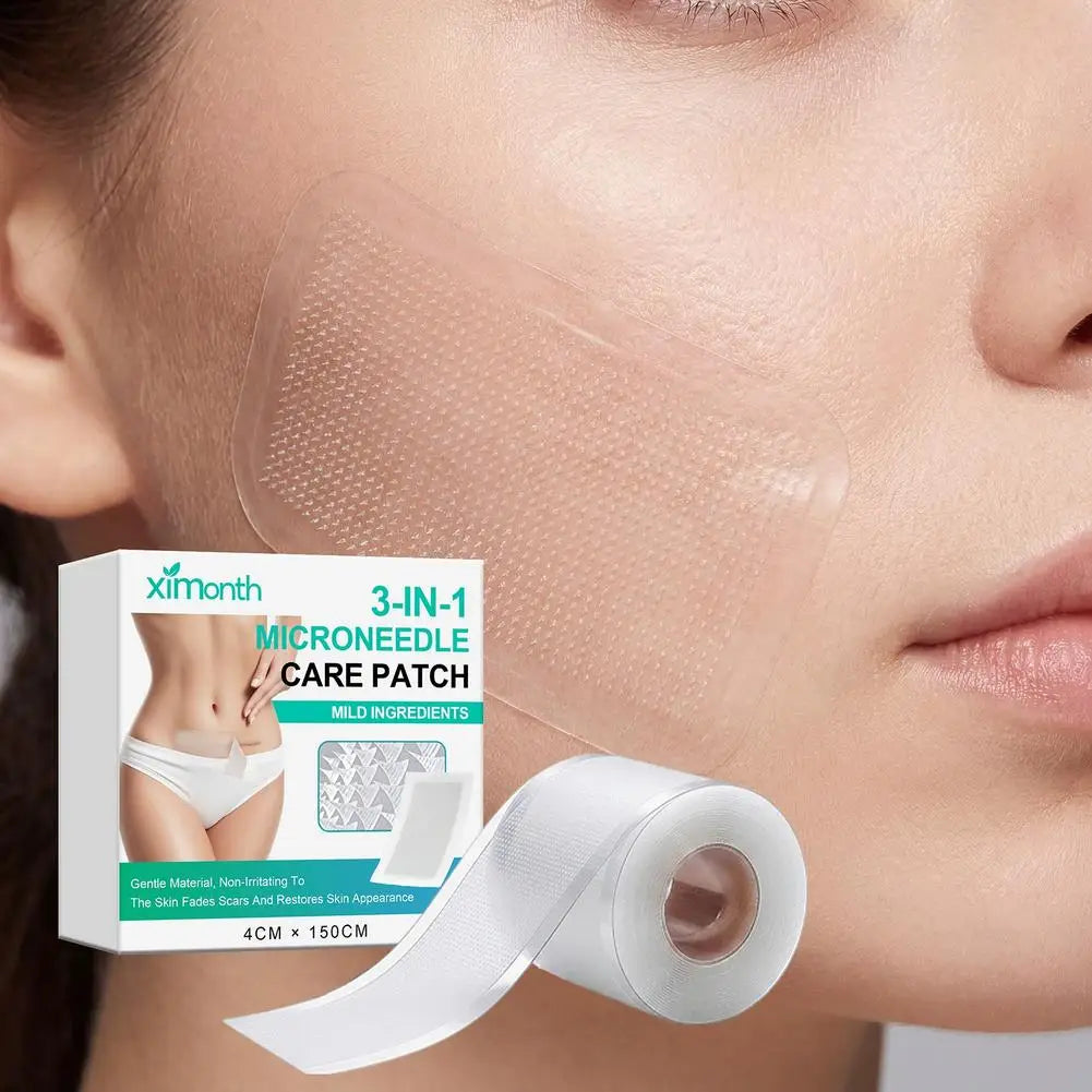 3-in-1 Microdarts Care Patches - Mild Microneedle Hydrocolloid Scar Sheets Self-Adhesive Skin Repair Bandages
