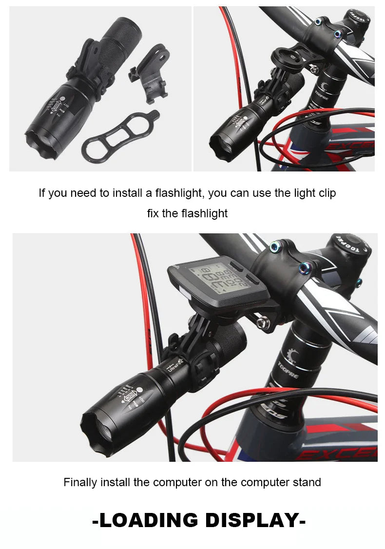 3-in-1 Bicycle Speedometer Stand – Aluminium Alloy MTB Handlebar Mount for GARMIN Edge GPS & GoPro