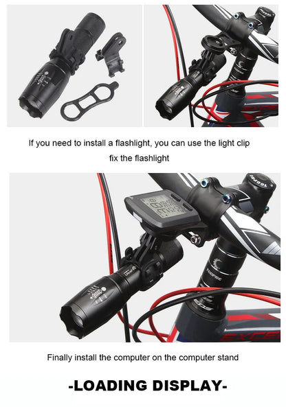 3-in-1 Bicycle Speedometer Stand – Aluminium Alloy MTB Handlebar Mount for GARMIN Edge GPS & GoPro