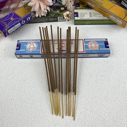5 Box NAG Champa Satya Incense Collection – Handmade Sticks with Refreshing Medicinal Aromas for Home Fragrances