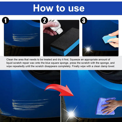 Car Scratch Remover - Auto Swirl Remover, Scratch Repair Polishing Tools, Body Grinding Compound, Anti-Scratch Wax Care