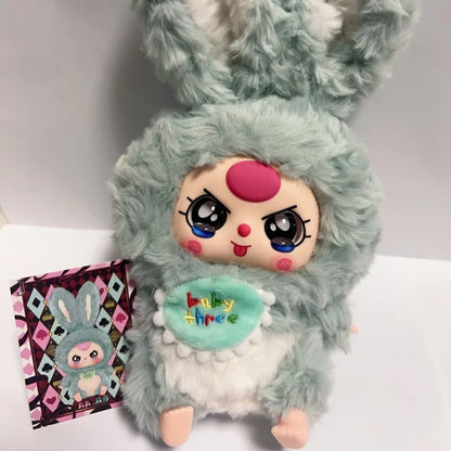 1:1 Replica Baby Three Lily Rabbit Vinyl Plush Blind Box – Cute Kawaii Doll, Bag Pendant & Christmas Gift Ornament