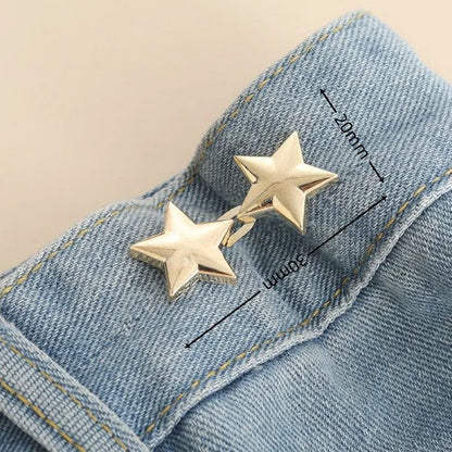 Adjustable Invisible Waist Buckle for Jeans – Seamless Waist Tightening Clip for Pants, Comfortable Fit Adjustment Tool for Daily Wear