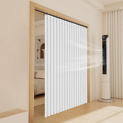 Extra Large Blackout Waterproof Curtain – Thermal Insulated Sliding Door & Shower Drapes for Living Room & Bedroom
