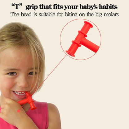 Kids Chewing Tube Speech Therapy Tool — Oral Muscle Training & Teeth Massager for Children’s Speech Rehabilitation