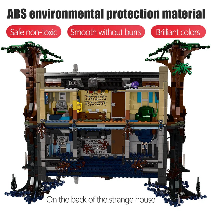 HOT TOY 2499Pcs Stranger Things The Upside Down Building Blocks – Compatible 75810 Model Kit for Kids & Adults