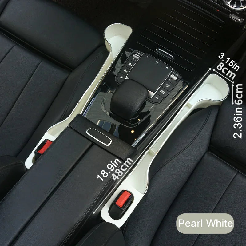 Car Seat Cup Holder Organizer – Front & Rear Multi-Functional Storage Box for Car Interior Accessories & Organization