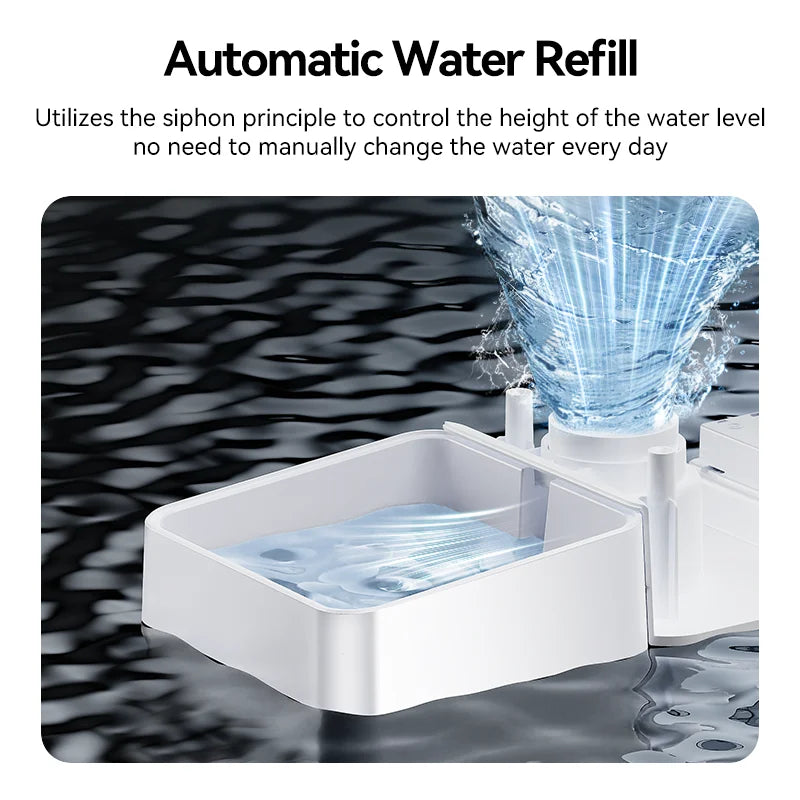 ROJECO 2-in-1 Automatic Pet Feeder & Water Fountain – 8.5L Dog Food Dispenser