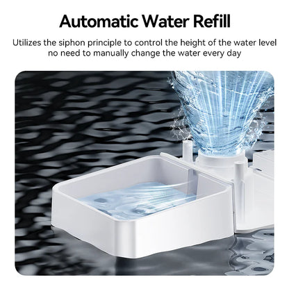 ROJECO 2-in-1 Automatic Pet Feeder & Water Fountain – 8.5L Dog Food Dispenser