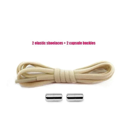 Elastic No-Tie Shoelaces - Quick Slip-On Stretch Shoe Laces for Kids & Adults