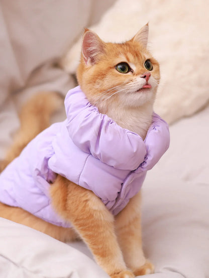 Dog Jacket for Autumn/Winter - 3-Layer Thick Warm Pet Coat for Small to Medium Dogs