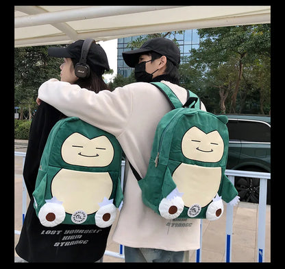 MINISO Switch Pokémon Cappy Beast Plush Backpack — Large Capacity Couple Bag, Anime Toy Storage & Gift Accessory
