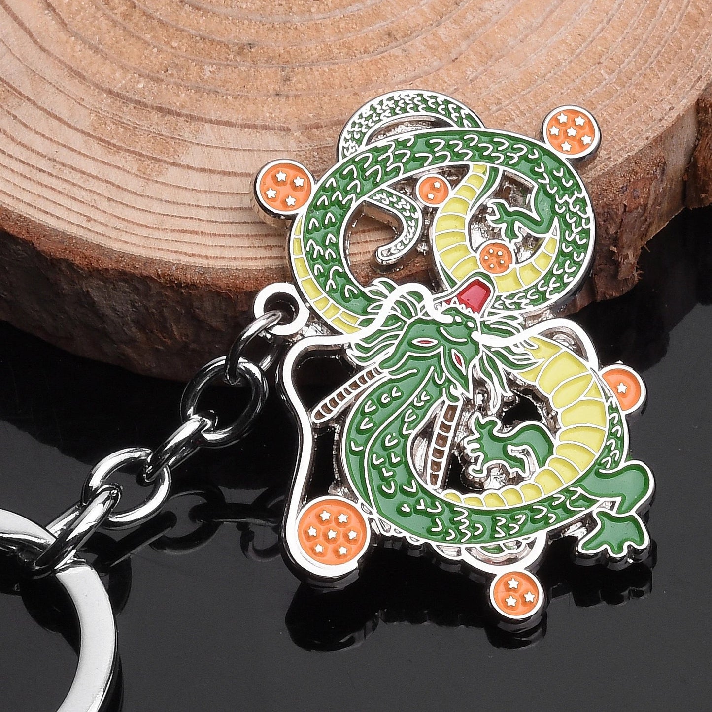 Japanese Anime Dragon Ball Z Stars Keychain Figures – Series 1-7 Pendant Toy Car Keyring, Cosplay Party Gift