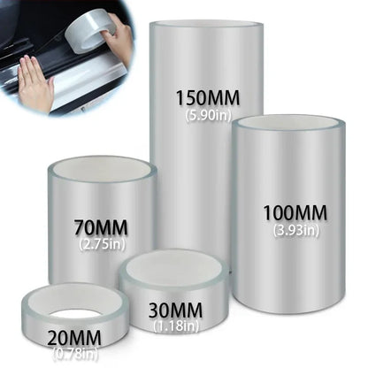 Transparent Car Door Protector – 3/5/10M Anti-Scratch Nano Tape, Glossy Clear Paint Protection Film
