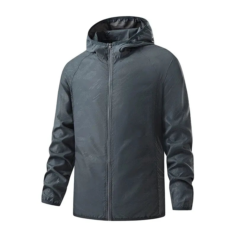 LNGXO Waterproof Hiking Jackets for Men & Women – Sun Protection Windbreaker, Camping, Climbing, and Outdoor Rain Coat, Unisex Portable Gear
