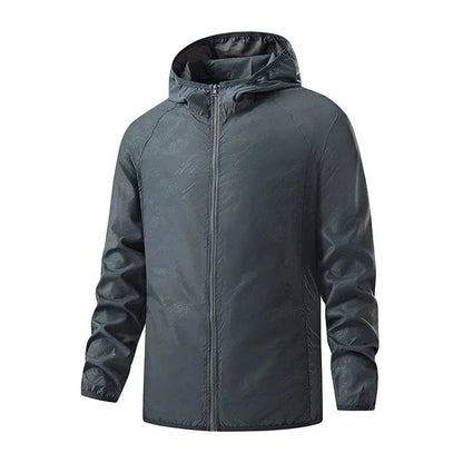 LNGXO Waterproof Hiking Jackets for Men & Women – Sun Protection Windbreaker, Camping, Climbing, and Outdoor Rain Coat, Unisex Portable Gear