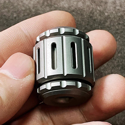 B.M War Hammer EDC Pendant – Titanium Knife & Fingertip Gyro Fidget Toy for Adults, Paracord Decompression Accessory