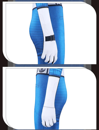 Fantastic Four Thing & Reed Richards Cosplay Costume – Blue Invisible Man Jumpsuit for Halloween & Superhero Events