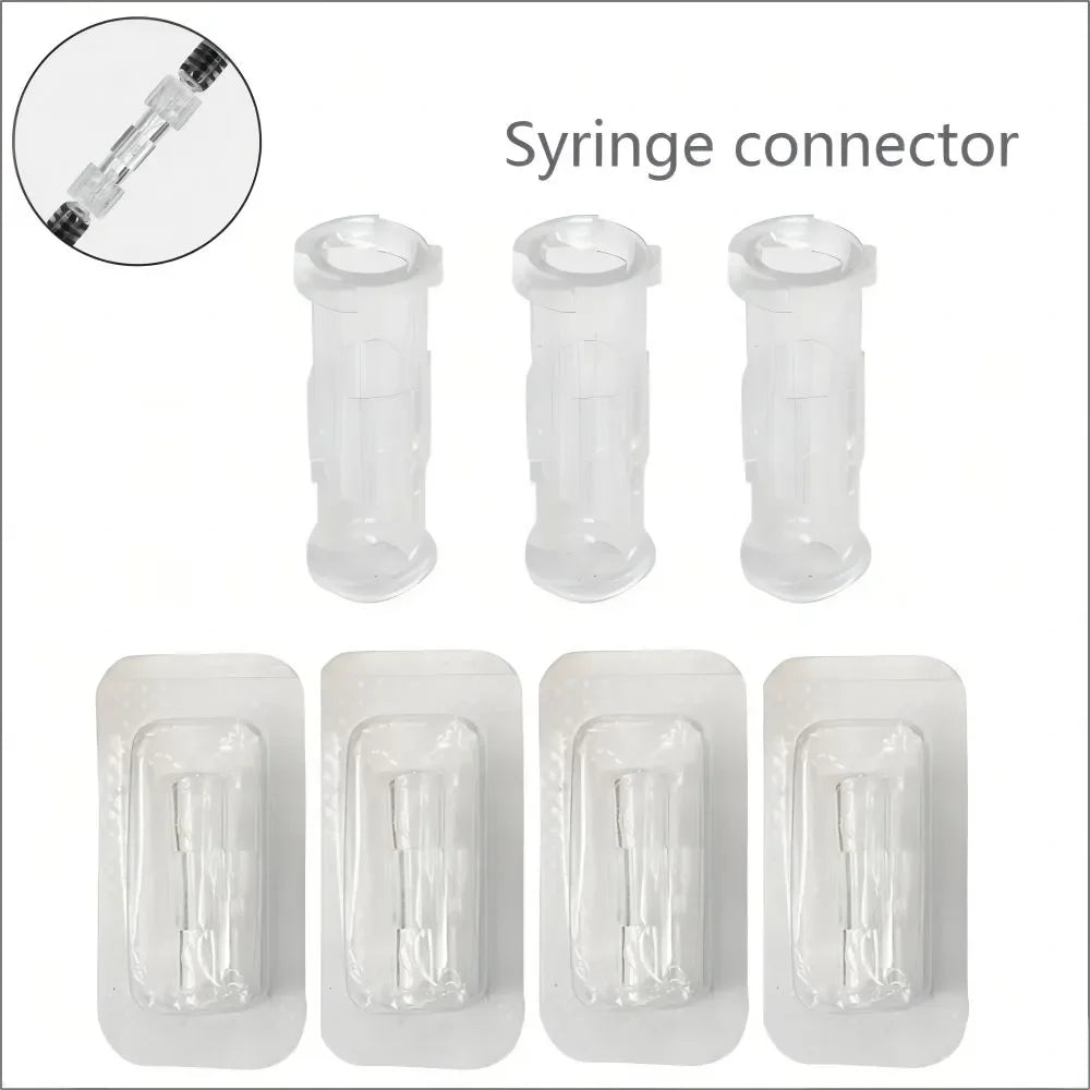 Luer Thread Connector - Transparent PP Syringe Double-Way Connector for Easy, Durable Use in Sterile Environments