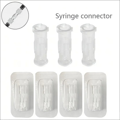 Luer Thread Connector - Transparent PP Syringe Double-Way Connector for Easy, Durable Use in Sterile Environments