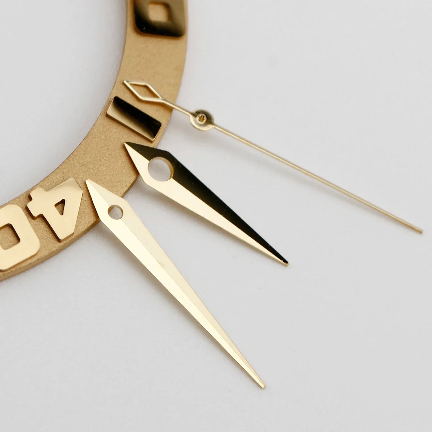 NH35 NH38 Polished Dauphine Watch Hands – 10x14x15mm Presage Cocktail Style Watch Needles & Pointers