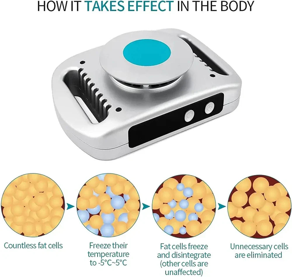 Cryolipolysis Fat Freezing Machine — Belly Fat Burner & Body Slimming Lipo Device for Women