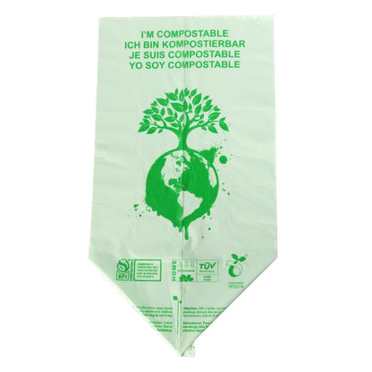 50pcs Biodegradable Trash Bags – 6/8/10L Compostable Household Garbage Bags for Kitchen Use
