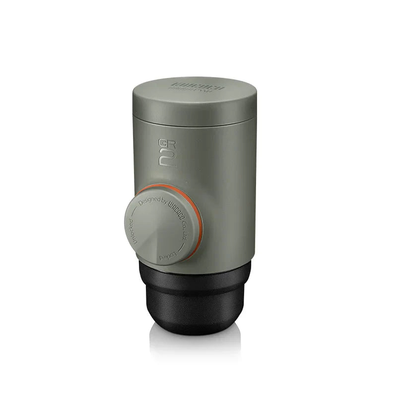 WACACO Minipresso GR2 – Portable Espresso Machine for Outdoor, Compatible with Ground Coffee, Travel & Camping Coffee Maker Gift