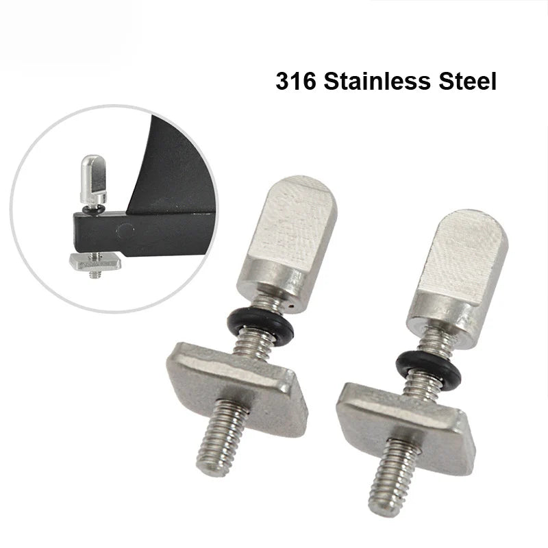 316 Stainless Steel Screw Fin Box – SUP Surfboard Fin Fixing Accessory for US Fin Box