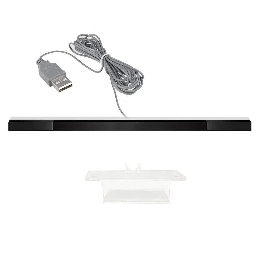 Wired USB Infrared Sensor Bar for Wii/Wii U Remote – TV Replacement Receiver