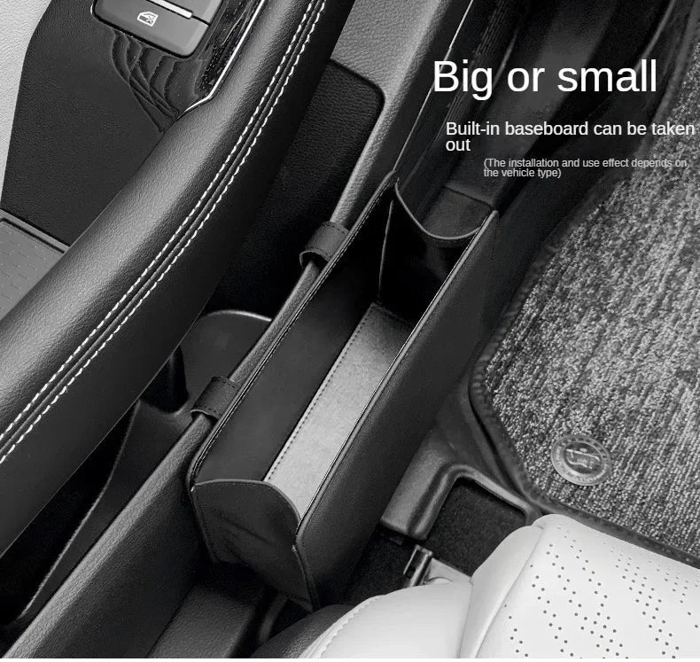 Car Trash Can & Storage Bag — Foldable Hanging Seat Back Organizer for Car Door & Interior Storage