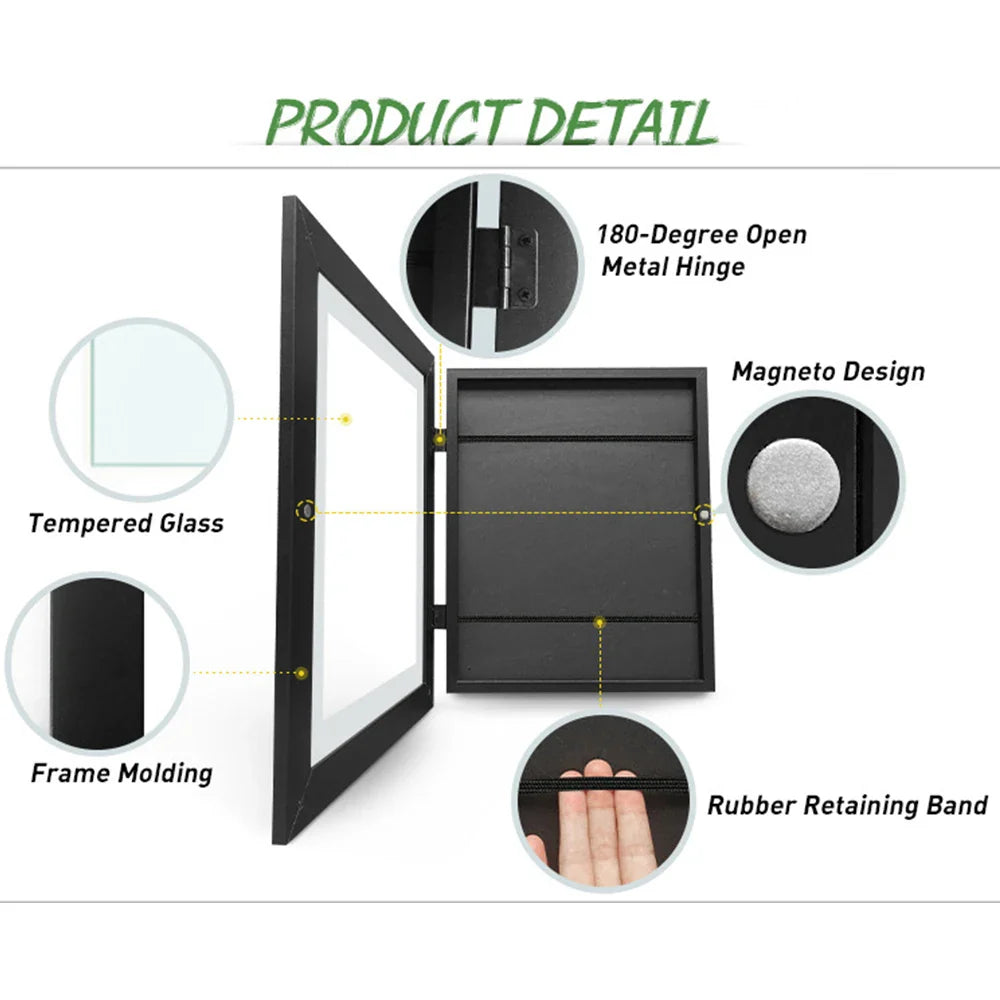 Kids Art Frames – Magnetic Front Open Display for Posters, Photos, Drawings, and Paintings, Home Decor Frametory