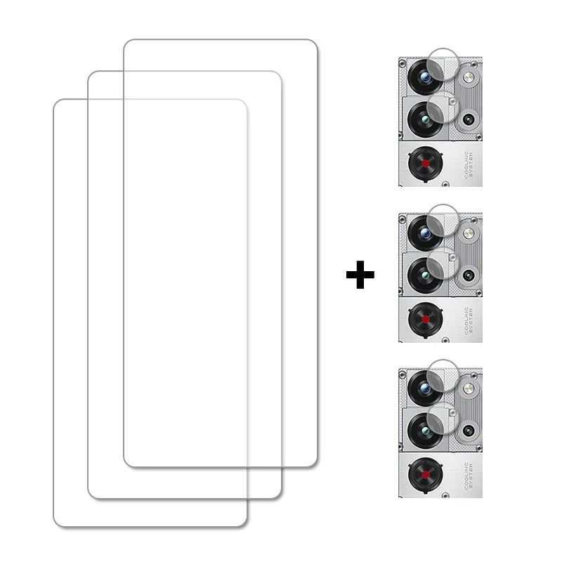 Tempered Glass Screen Protector for RedMagic 10 Pro Plus — Protective Glass & Camera Lens Film for Nubia Red Magic 10 Pro Plus