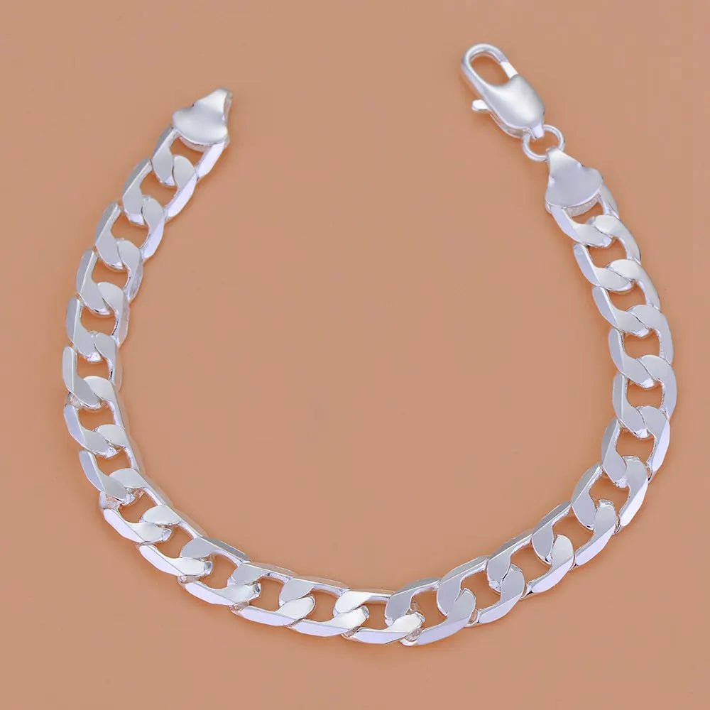 925 Sterling Silver Bead Bracelet – High-Quality Romantic Chain for Women, Fashion Jewelry Gift for Engagement, Party & Wedding