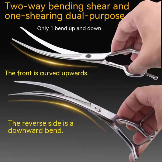 Pet Grooming Scissors Set – Professional Dog Hair Trimming Tools, Bent Scissors & Clippers for Teddy Haircuts