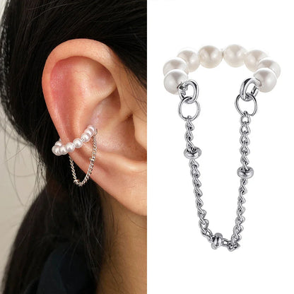 Delicate Tassel Clip-On Earrings – No-Piercing Ear Cuffs for Women, Fashion Jewelry Gifts