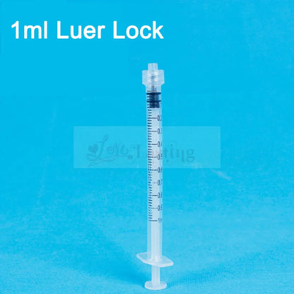 20PCS Plastic Luer Lock Syringes – 1ML/5ML/10ML Disposable Sampler Injectors for Perfume, Rinse & Measurement