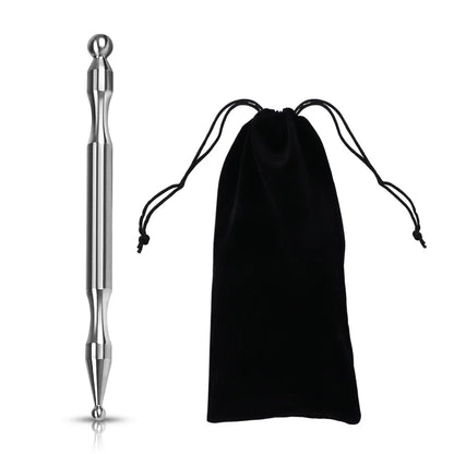 Acupuncture Pen Facial Reflexology Tool – Retractable Double-Headed Point Probe for Face & Body Massage