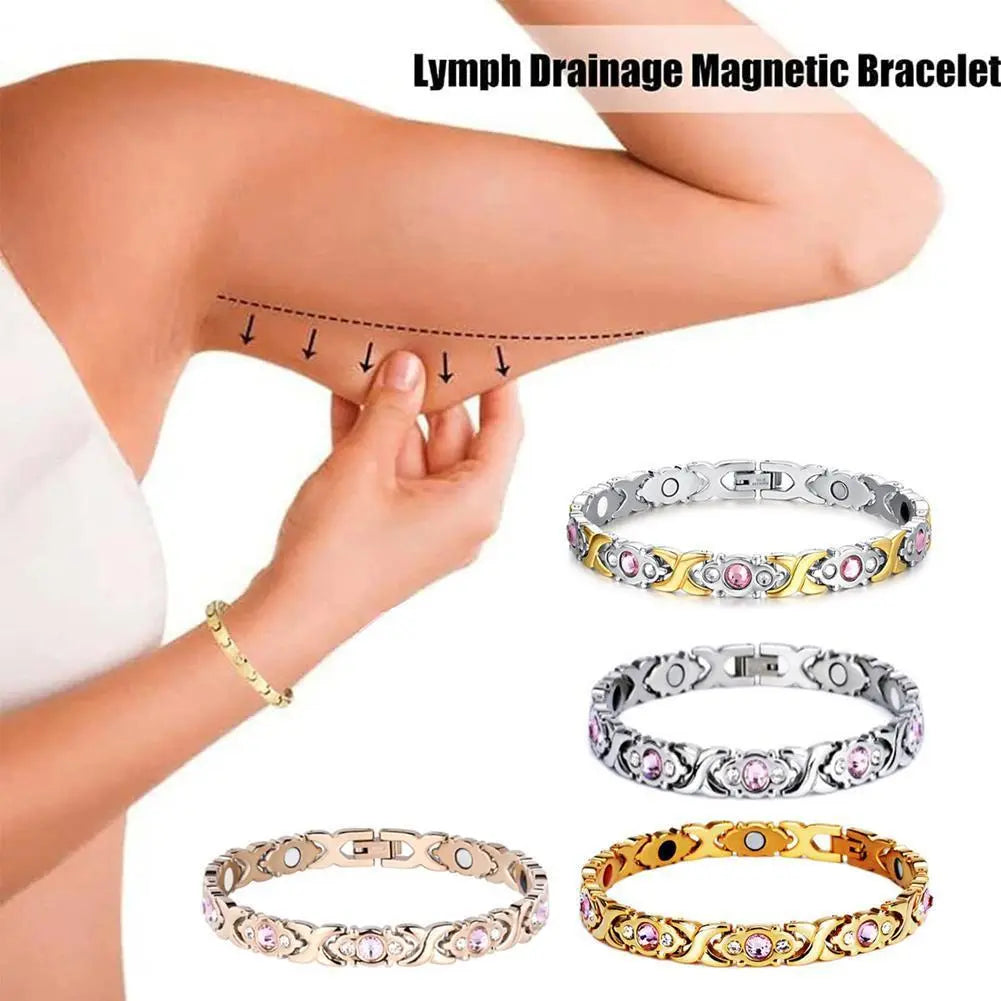 Weight Loss Magnetic Bracelet: Anti-Fatigue Therapy for Arthritis Pain Relief - Energy Jewelry Gift for Men & Women
