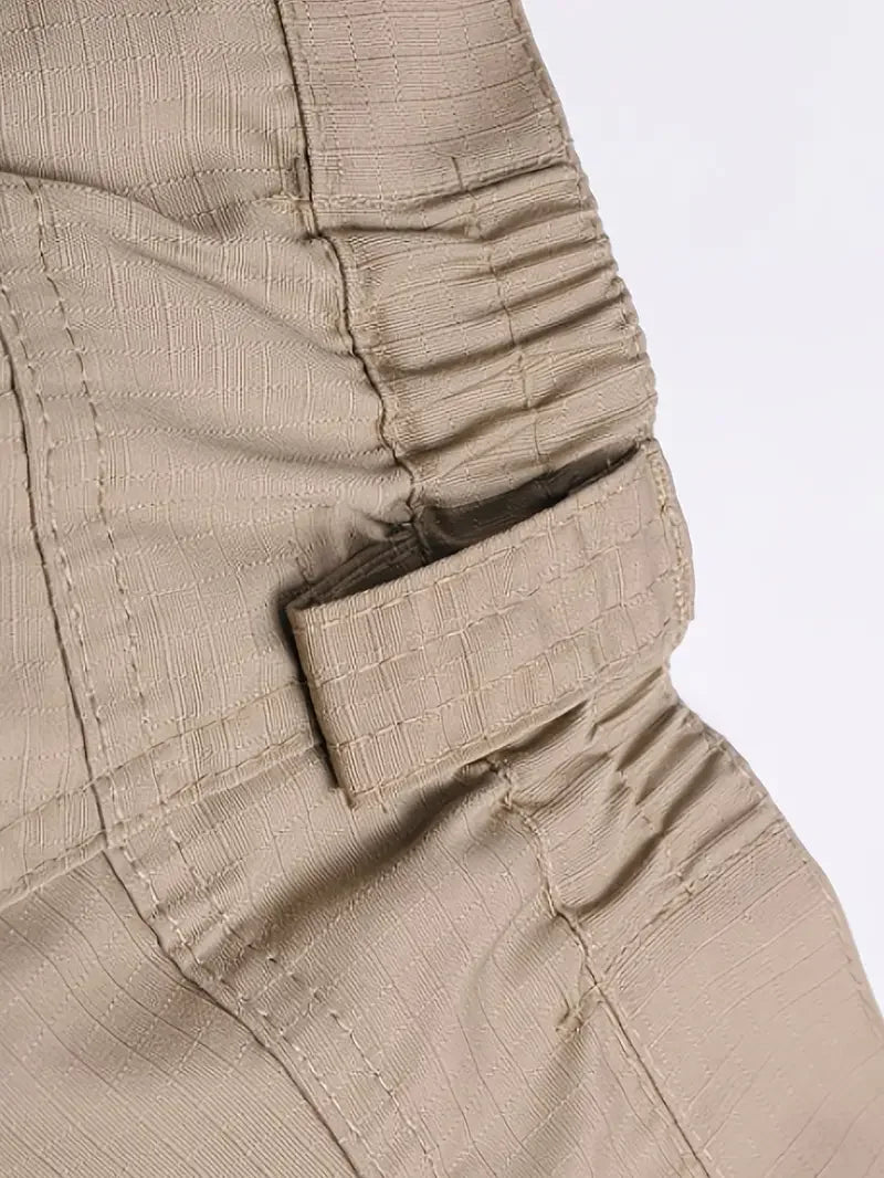 Men's Outdoor Tactical Pants — Multi-Pocket, Water-Repellent, Wear-Resistant Hiking & Sweatpants